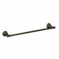 C S I Donner Moen Towel Bar, 18 in L Rod, Stainless Steel, Mediterranean Bronze, Surface Mounting DN9118BRB